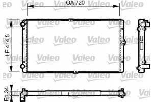 Valeo Ψυγείο, Ψύξη Κινητήρα - 732177