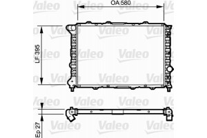 Valeo Ψυγείο, Ψύξη Κινητήρα - 732248
