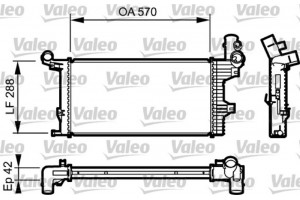 Valeo Ψυγείο, Ψύξη Κινητήρα - 732303