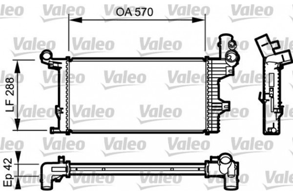 Valeo Ψυγείο, Ψύξη Κινητήρα - 732303