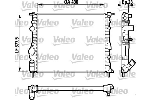 Valeo Ψυγείο, Ψύξη Κινητήρα - 732389