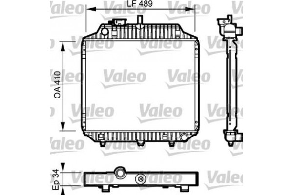 Valeo Ψυγείο, Ψύξη Κινητήρα - 732442