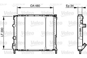 Valeo Ψυγείο, Ψύξη Κινητήρα - 732474