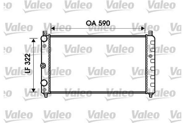 Valeo Ψυγείο, Ψύξη Κινητήρα - 732479