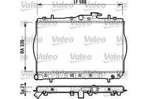 Valeo Ψυγείο, Ψύξη Κινητήρα - 732488