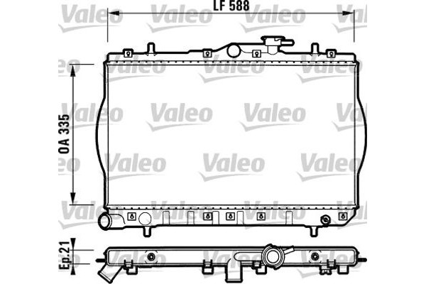 Valeo Ψυγείο, Ψύξη Κινητήρα - 732488