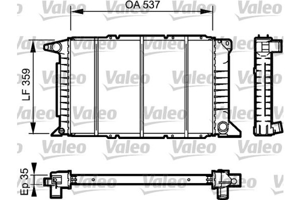 Valeo Ψυγείο, Ψύξη Κινητήρα - 732497