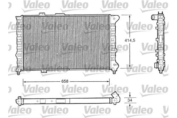 Valeo Ψυγείο, Ψύξη Κινητήρα - 732505