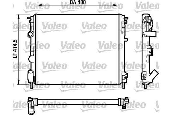 Valeo Ψυγείο, Ψύξη Κινητήρα - 732523