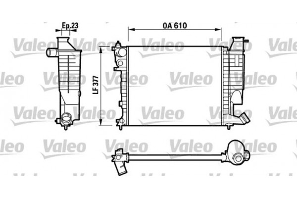 Valeo Ψυγείο, Ψύξη Κινητήρα - 732535