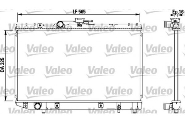 Valeo Ψυγείο, Ψύξη Κινητήρα - 732543