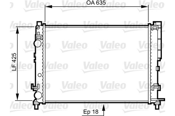 Valeo Ψυγείο, Ψύξη Κινητήρα - 732544