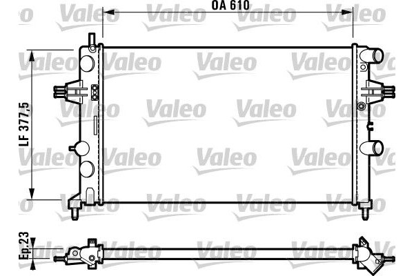 Valeo Ψυγείο, Ψύξη Κινητήρα - 732551