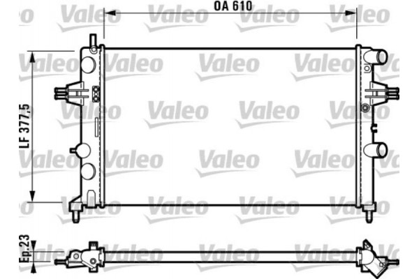 Valeo Ψυγείο, Ψύξη Κινητήρα - 732551