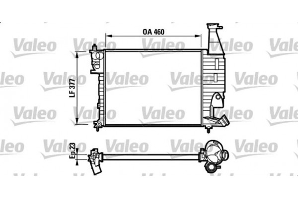 Valeo Ψυγείο, Ψύξη Κινητήρα - 732564