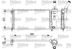 Valeo Ψυγείο, Ψύξη Κινητήρα - 732578