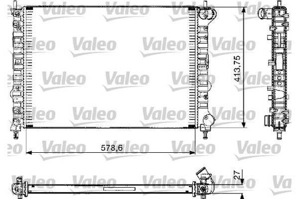 Valeo Ψυγείο, Ψύξη Κινητήρα - 732582