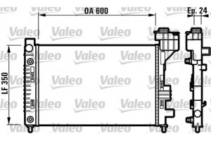 Valeo Ψυγείο, Ψύξη Κινητήρα - 732587