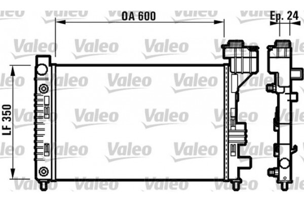 Valeo Ψυγείο, Ψύξη Κινητήρα - 732587