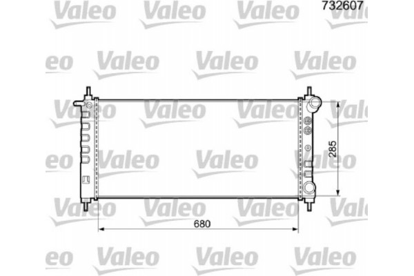 Valeo Ψυγείο, Ψύξη Κινητήρα - 732607