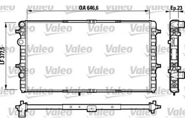 Valeo Ψυγείο, Ψύξη Κινητήρα - 732698