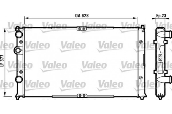 Valeo Ψυγείο, Ψύξη Κινητήρα - 732710