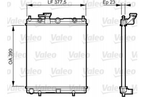 Valeo Ψυγείο, Ψύξη Κινητήρα - 732718