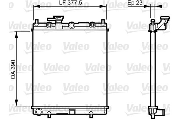 Valeo Ψυγείο, Ψύξη Κινητήρα - 732718