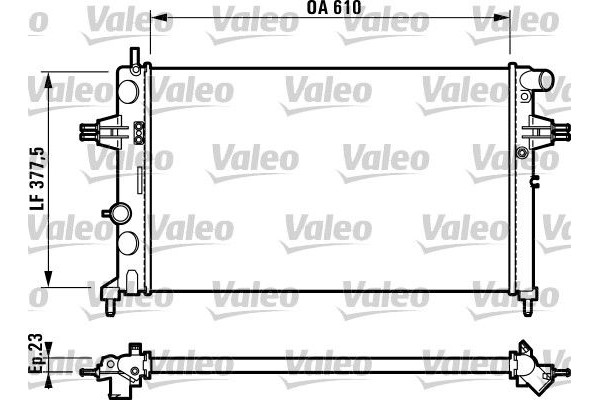 Valeo Ψυγείο, Ψύξη Κινητήρα - 732729