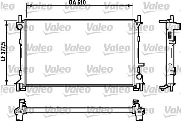 Valeo Ψυγείο, Ψύξη Κινητήρα - 732732