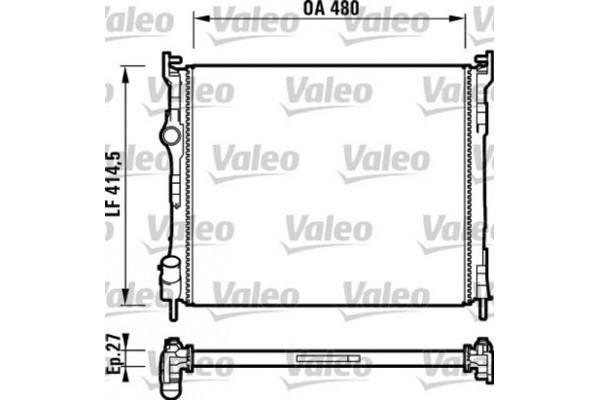 Valeo Ψυγείο, Ψύξη Κινητήρα - 732737