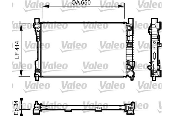 Valeo Ψυγείο, Ψύξη Κινητήρα - 732743