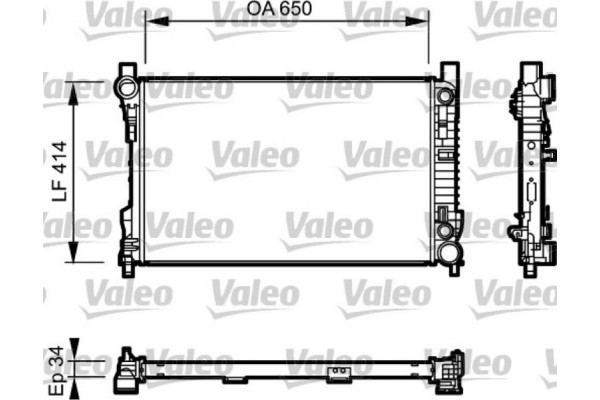 Valeo Ψυγείο, Ψύξη Κινητήρα - 732743