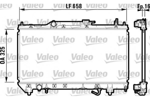 Valeo Ψυγείο, Ψύξη Κινητήρα - 732753