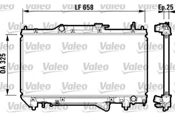 Valeo Ψυγείο, Ψύξη Κινητήρα - 732754