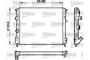 Valeo Ψυγείο, Ψύξη Κινητήρα - 732761