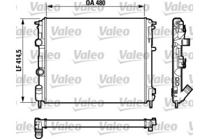 Valeo Ψυγείο, Ψύξη Κινητήρα - 732761