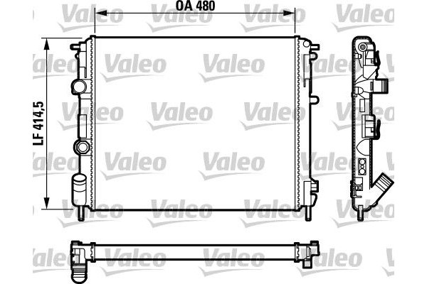 Valeo Ψυγείο, Ψύξη Κινητήρα - 732761