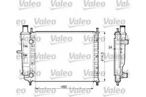 Valeo Ψυγείο, Ψύξη Κινητήρα - 732788