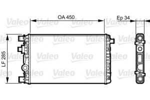 Valeo Ψυγείο, Ψύξη Κινητήρα - 732789