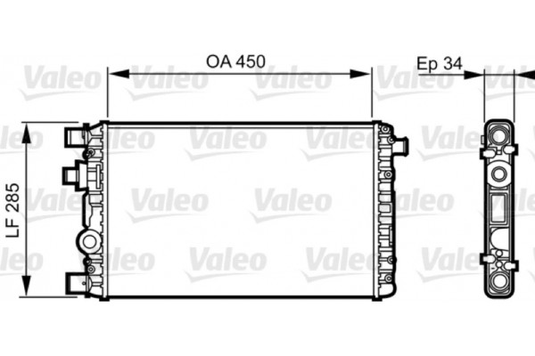 Valeo Ψυγείο, Ψύξη Κινητήρα - 732789