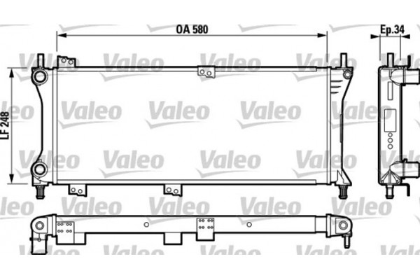 Valeo Ψυγείο, Ψύξη Κινητήρα - 732792