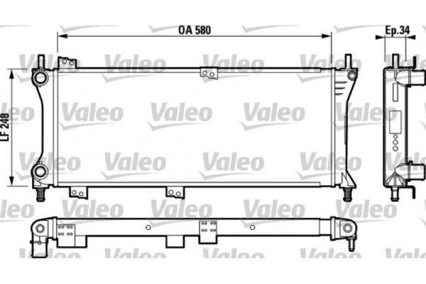 Valeo Ψυγείο, Ψύξη Κινητήρα - 732792