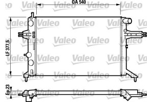 Valeo Ψυγείο, Ψύξη Κινητήρα - 732795