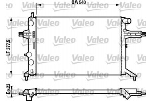 Valeo Ψυγείο, Ψύξη Κινητήρα - 732795