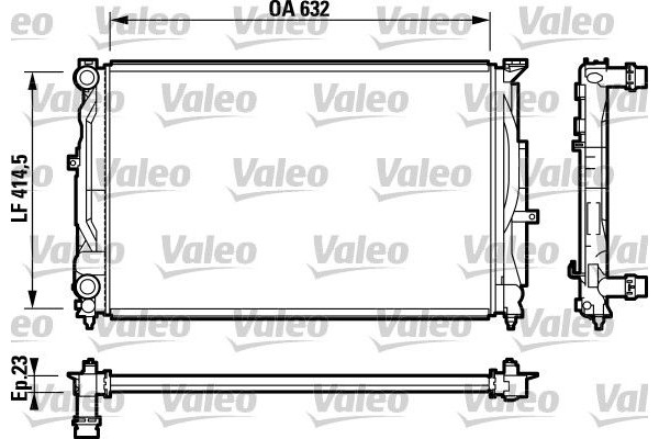 Valeo Ψυγείο, Ψύξη Κινητήρα - 732811