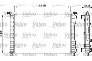 Valeo Ψυγείο, Ψύξη Κινητήρα - 732812