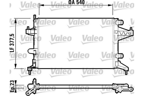 Valeo Ψυγείο, Ψύξη Κινητήρα - 732825