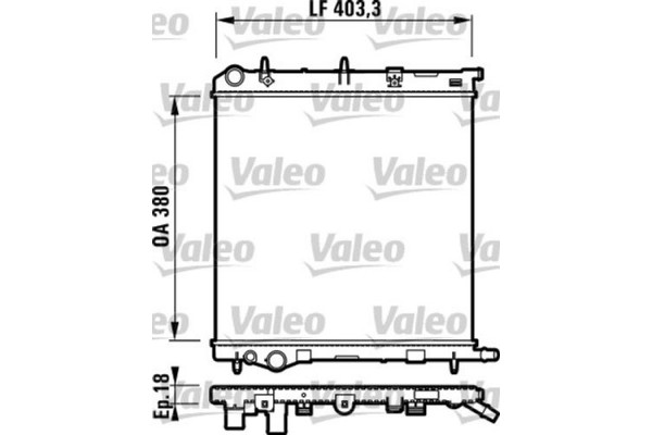 Valeo Ψυγείο, Ψύξη Κινητήρα - 732831