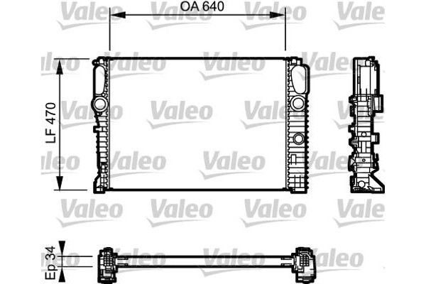 Valeo Ψυγείο, Ψύξη Κινητήρα - 732849